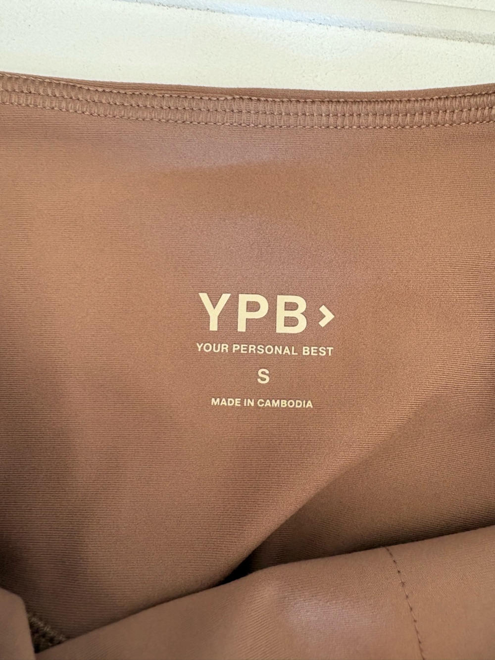 NWT Abercrombie YPB Legging and Sports Bra Set Brown Size Small - Picture 5 of 9